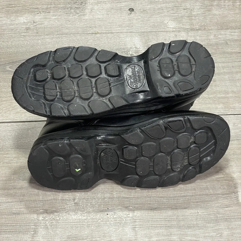 Thorogood Soft Streets Chukka Boots Men Premium Black Leather USA Made‎ Postal